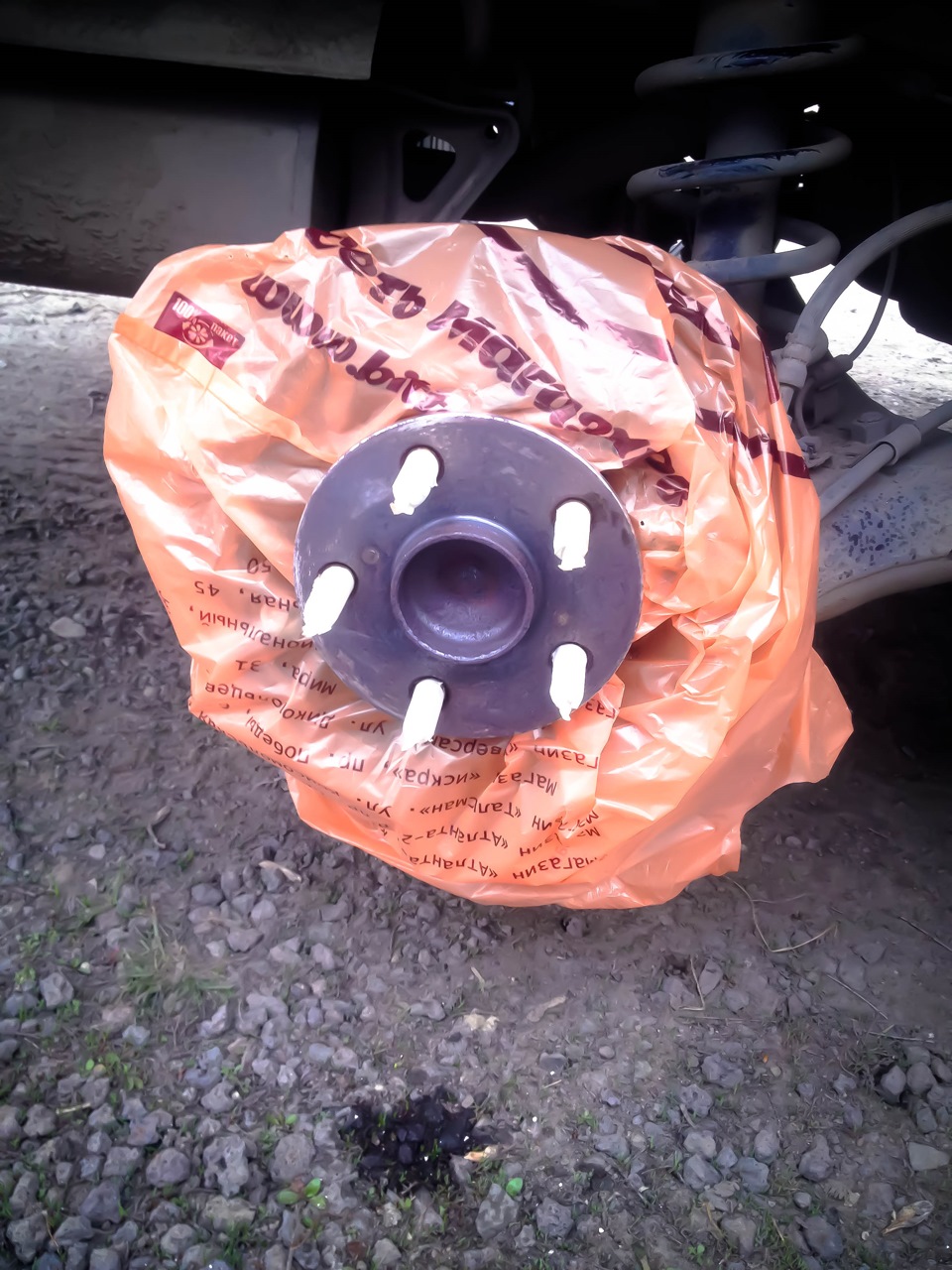 Покраска тормозных барабанов — Toyota Allion (T260), 1,5 л, 2008 года ...