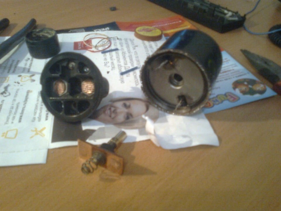 Разбор втягивающего электромагнита стартера для ревизии — Volkswagen ...