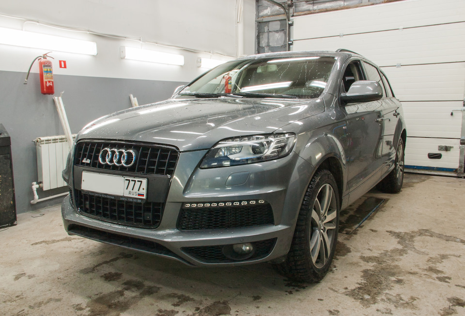 Audi Q7 покраска бампера, замена и покраска дверных ручек — K-Auto на ...