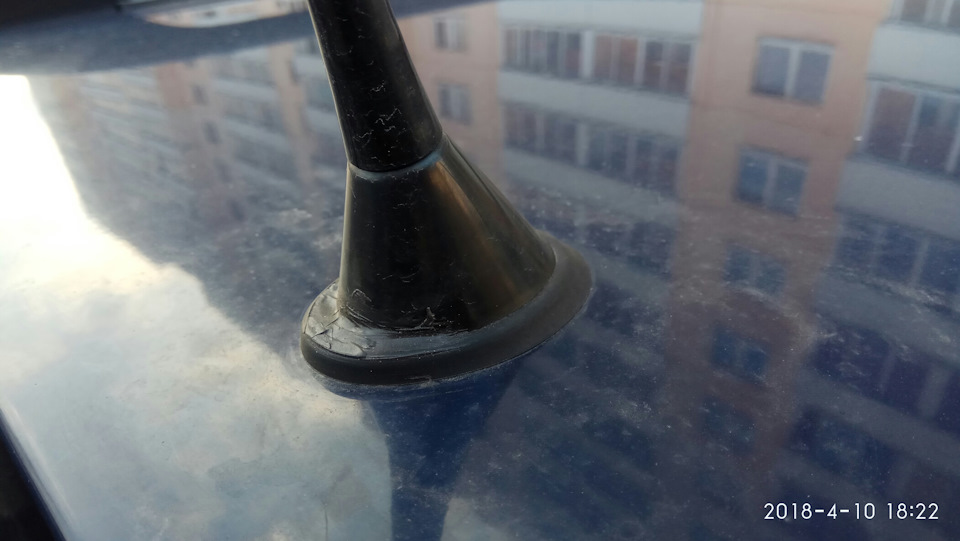 Уплотнитель основания антенны. — Opel Astra G, 1,7 л, 2001 года ...