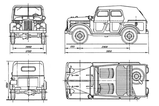 Чертежи рамы уаз