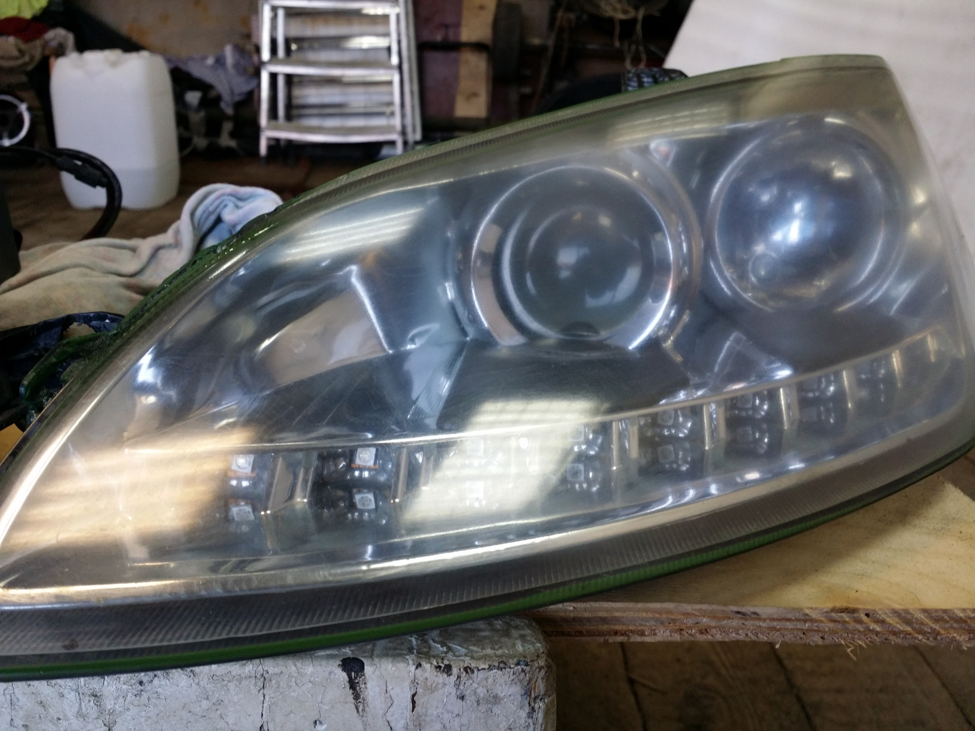 Отполировал фары. — ТагАЗ Aquila, 1,6 л, 2014 года | электроника | DRIVE2