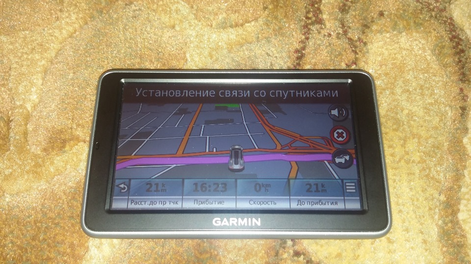 GPS автонавигатор Garmin nuvi 150LMT — KIA Rio (3G), 1,6 л, 2013 года ...