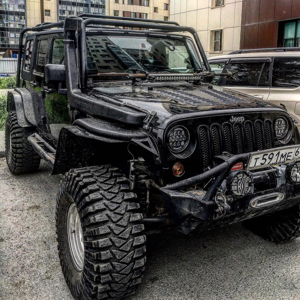 в общем джек стал выглядить вот так)) фото перед поездкой )) — Jeep Wrangler (JK)