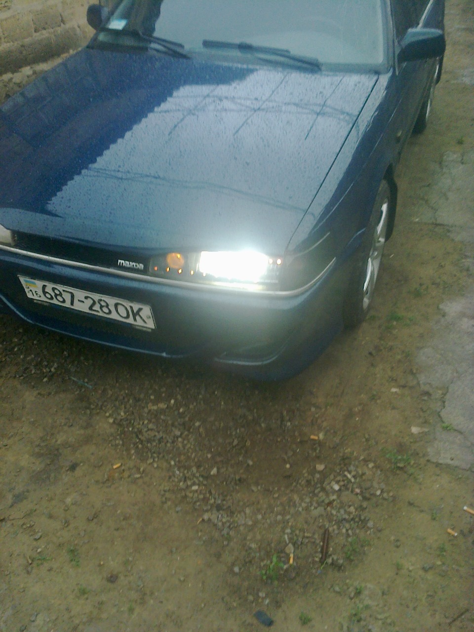 тюнинг оптики (часть 3)собранная фара — Mazda 626 III (GD), 2 л, 1989 ...