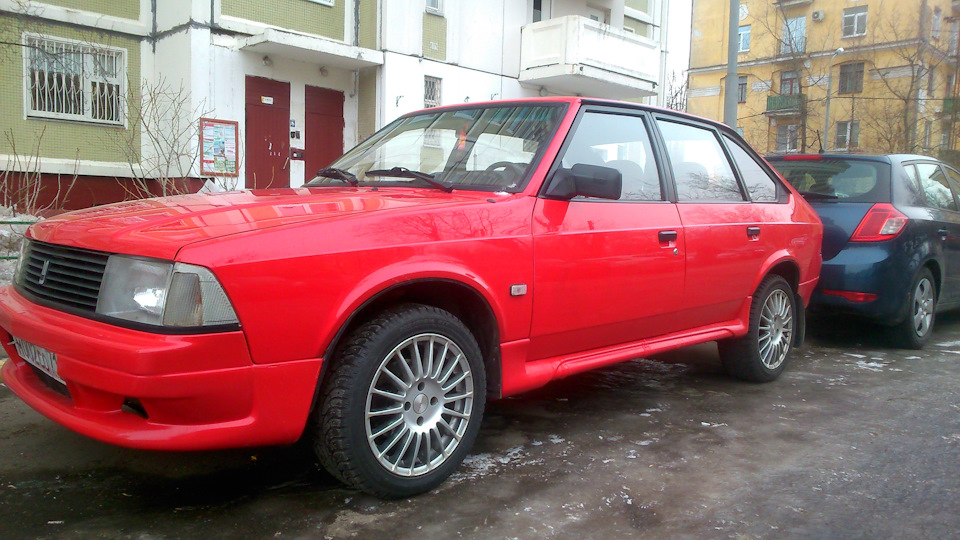 Зима есть, колес нет. — Москвич 2141, 2 л, 1990 года | колёсные диски ...