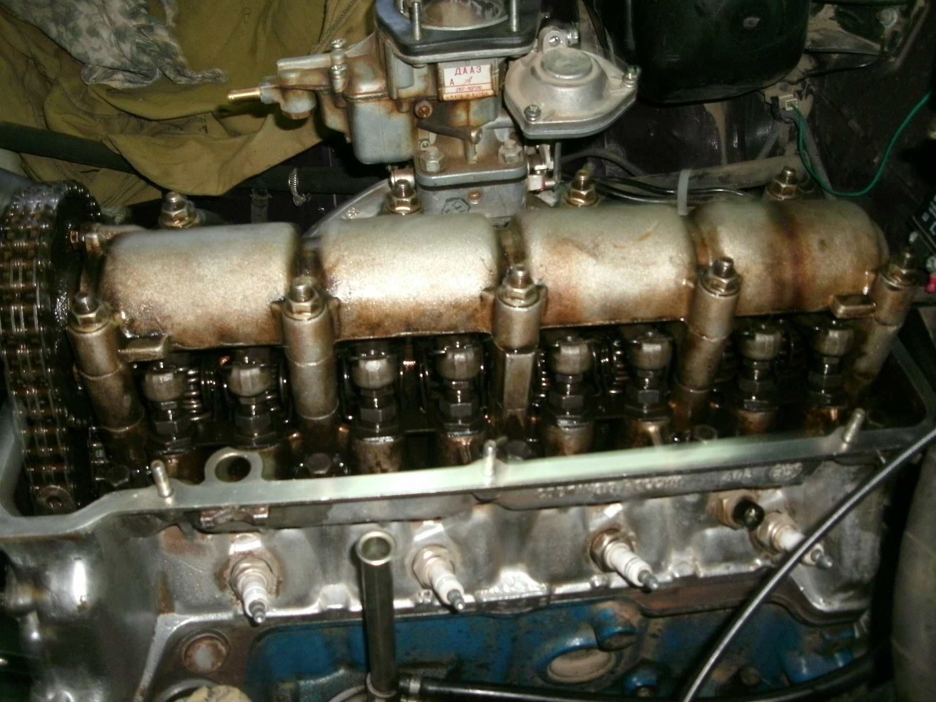 Замена прокладки 406 двигатель. Прокладка ГБЦ ДВС 406 С герметиком.