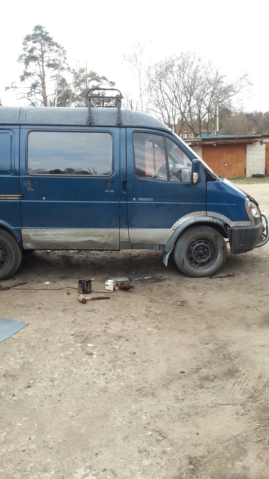 Кузовная реанимация-3. И немного проблем… — ГАЗ Соболь, 2,4 л., 2007 ...