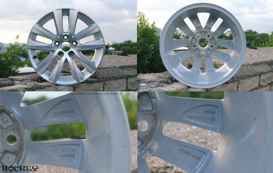 6R0601025BE8Z8 ДИСК АЛЮ RONAL 6JX15H2 ET40 VAG | Запчасти на DRIVE2