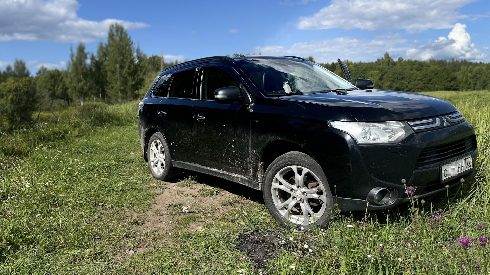 Mitsubishi Outlander (3G) 3.0 бензиновый 2013 | Ночная Фурия V6 на DRIVE2