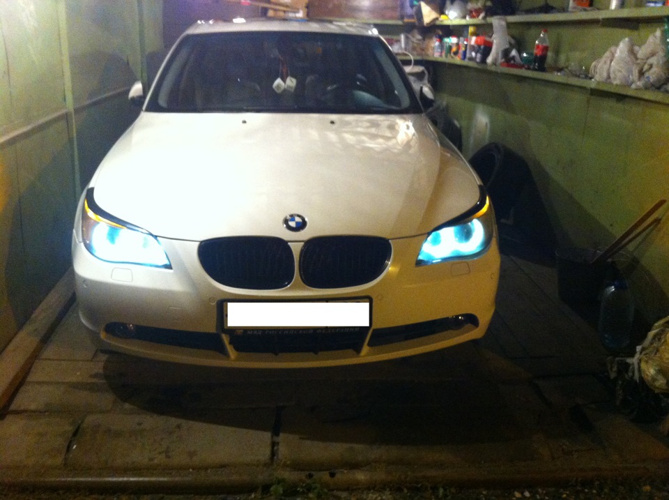 -=Реснички=- — BMW 5 series (E60), 2,5 л, 2006 года | стайлинг | DRIVE2