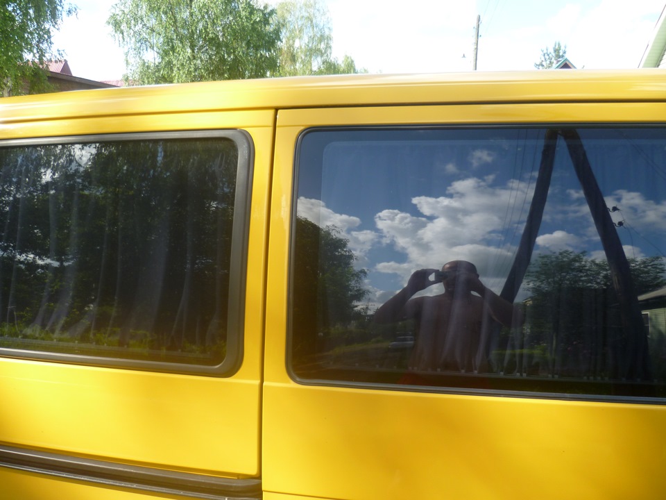 Шторки зашторили) №40 — Volkswagen Caravelle (T4), 1,9 л, 1999 года ...