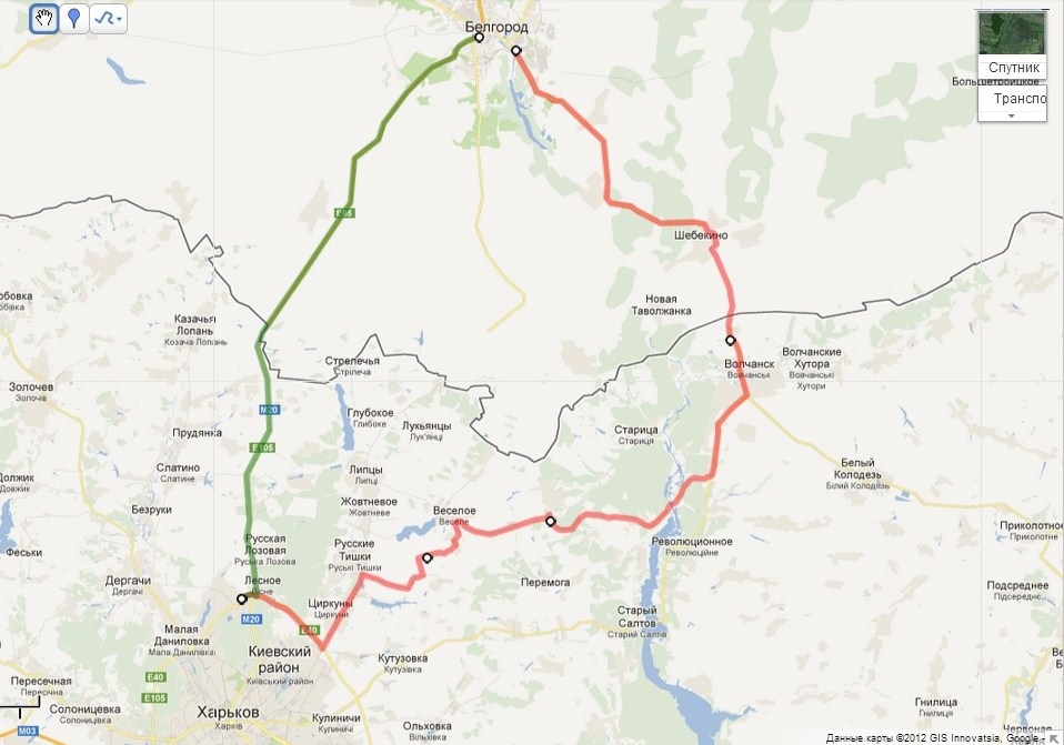 Белгород карта спутник онлайн в реальном