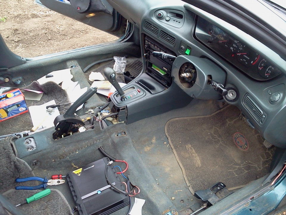 Как снять торпеду на тойота церес Замена салона на черный - Toyota Corolla Ceres, 1,6 л, 1994 года стайлинг DRIVE2