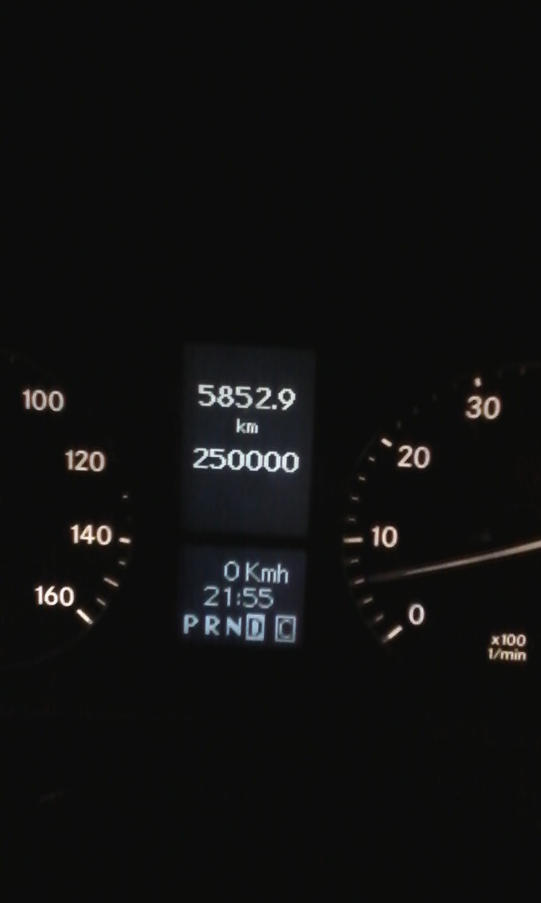 Ну вот и 250 тысяч км — Mercedes-Benz C-Class (W203), 1,8 л, 2004 года ...
