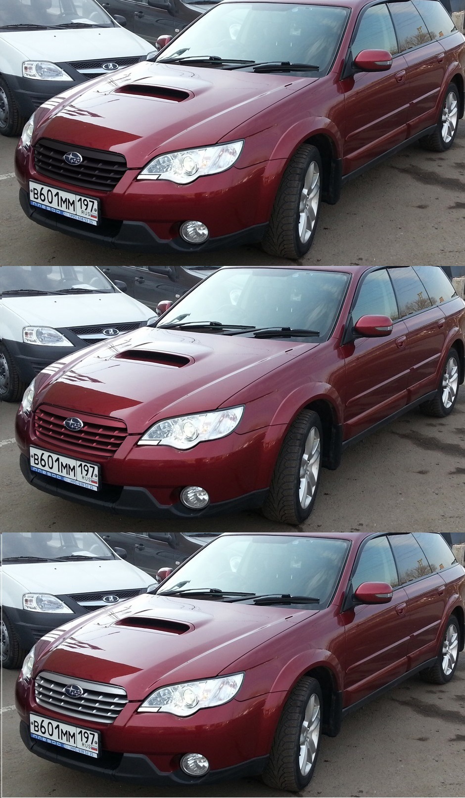 Муки выбора или в какой цвет покрасить решетку — Subaru Outback (BP), 2,5  л, 2008 года | стайлинг | DRIVE2