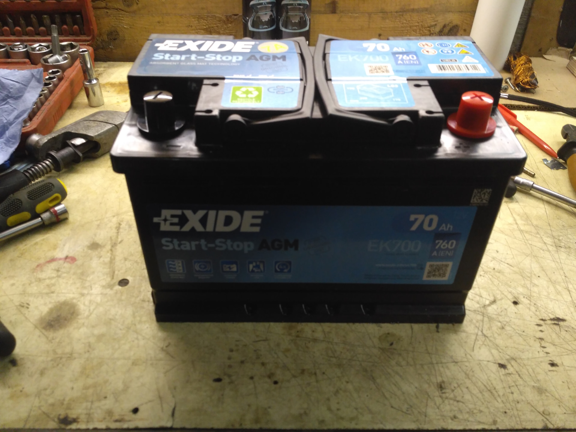 Exide start-stop AGM ek700. Exide ek700. Exide ek700 размер.