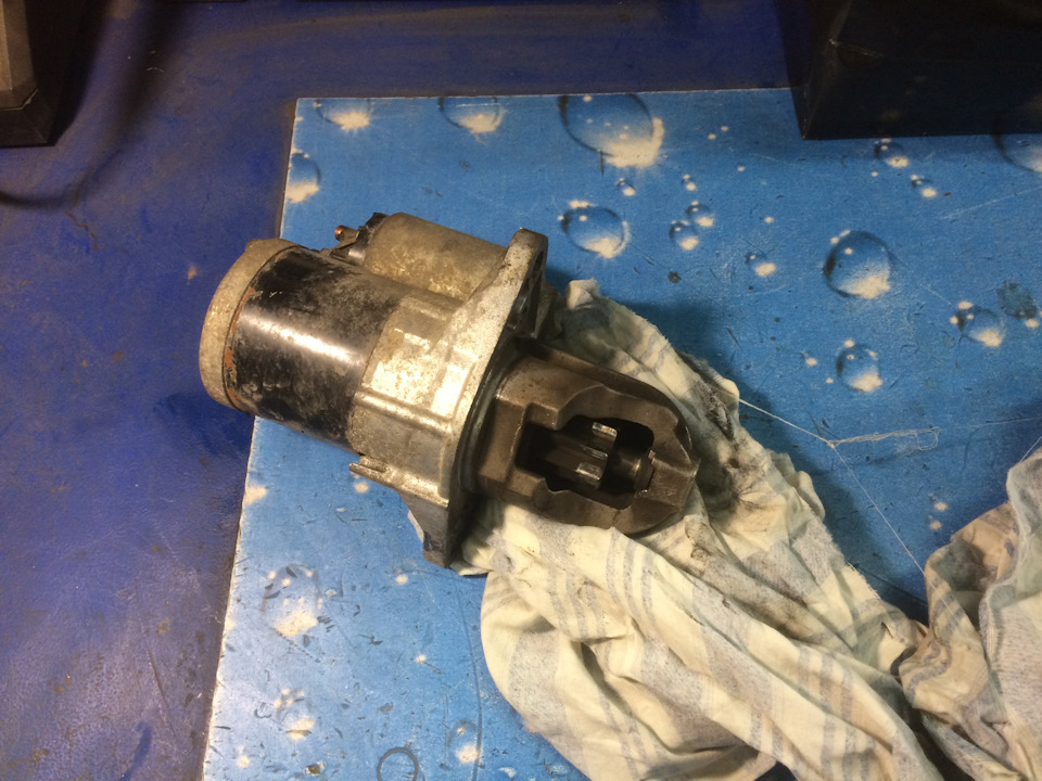 Стартер не крутит на горячую. Ремонт не разборного втягивающего. - SsangYong Act