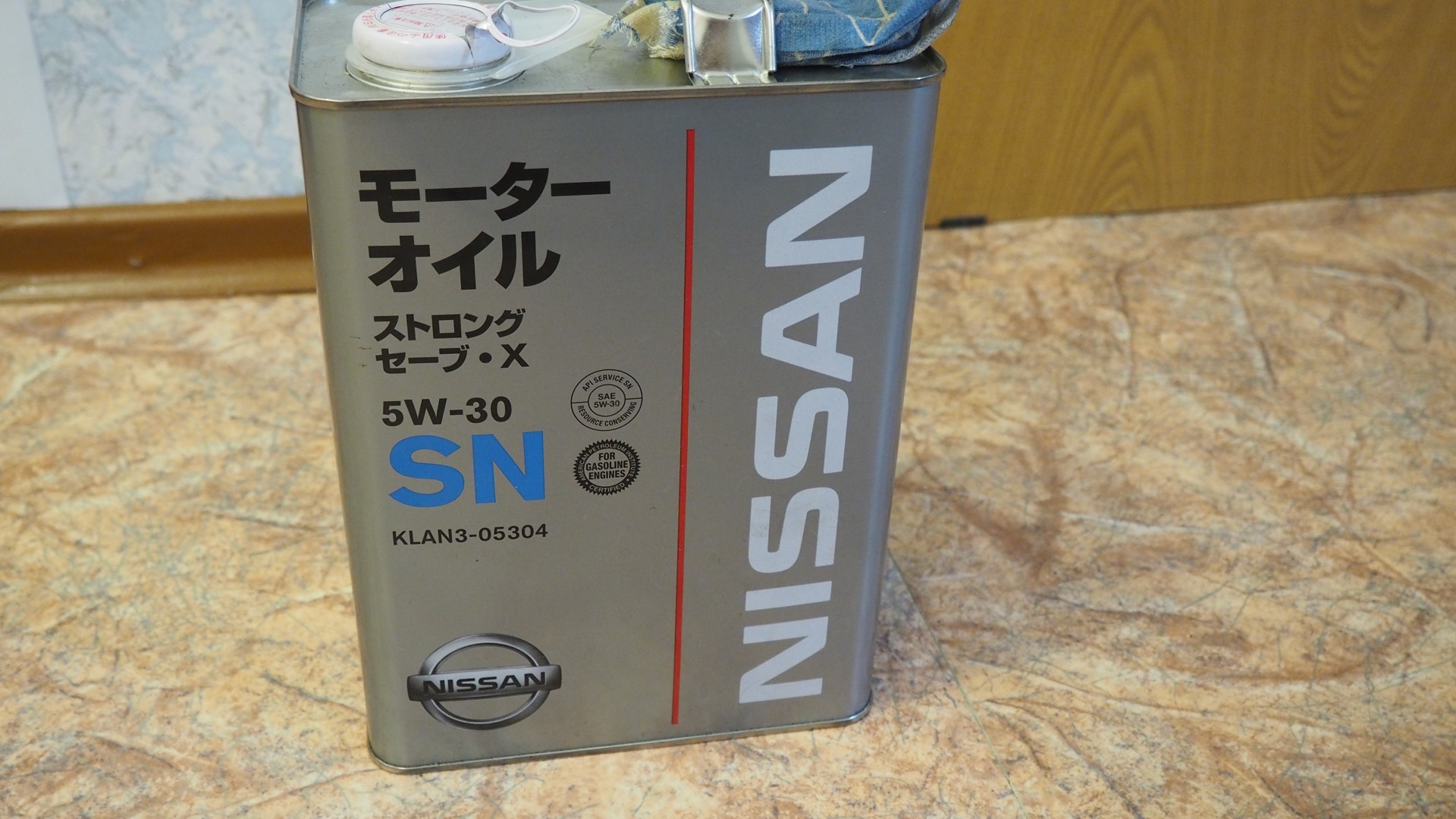 Nissan Genuine strong save x SN gf-5 0w-20. Klan305304. Klan6-05304.