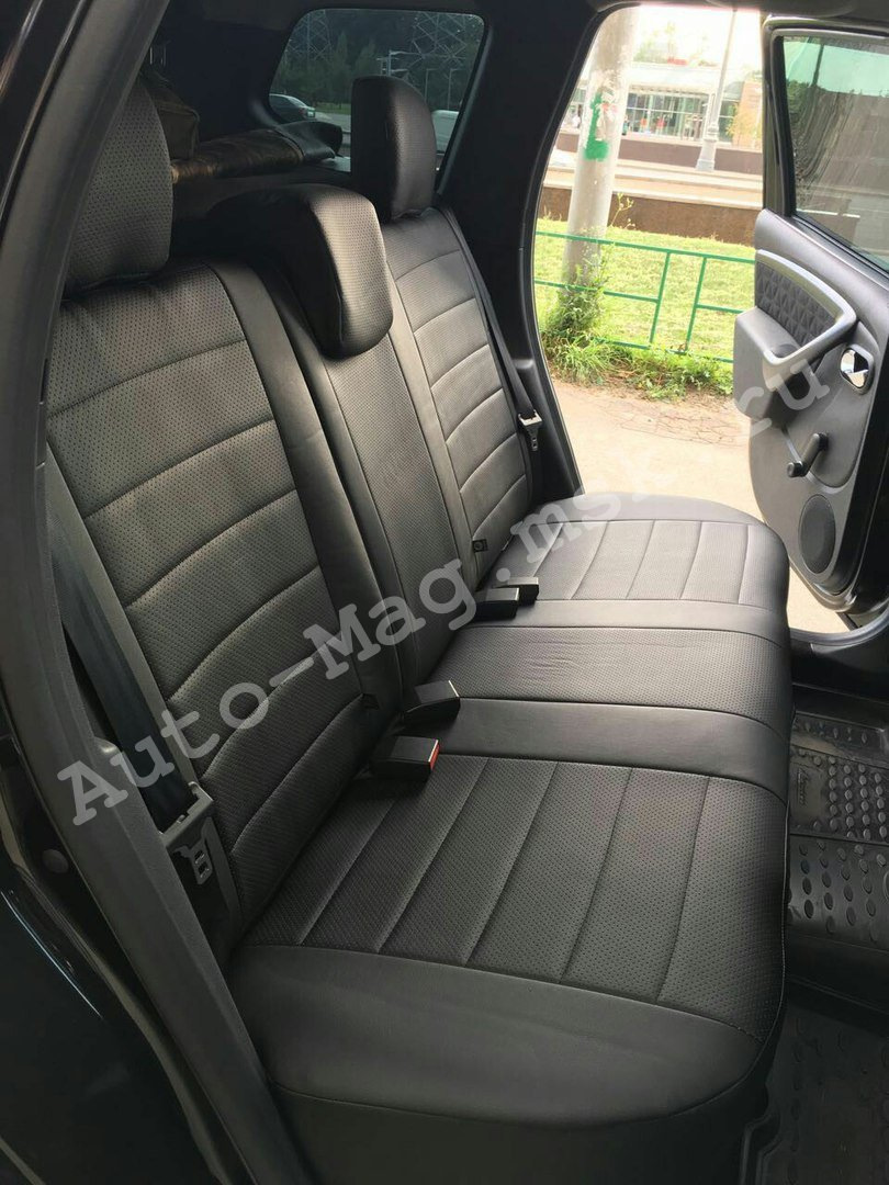 Чехлы для Рено Дастер 2015 года из экокожи от Автопилот — Auto-mag.msk ...
