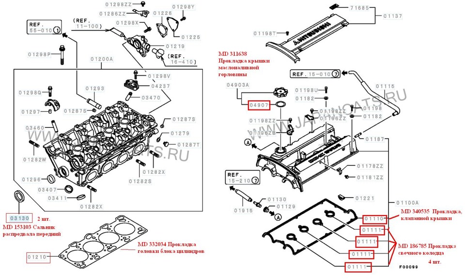 Запчасти Mitsubishi Lancer IX (Лансер 9) в наличии