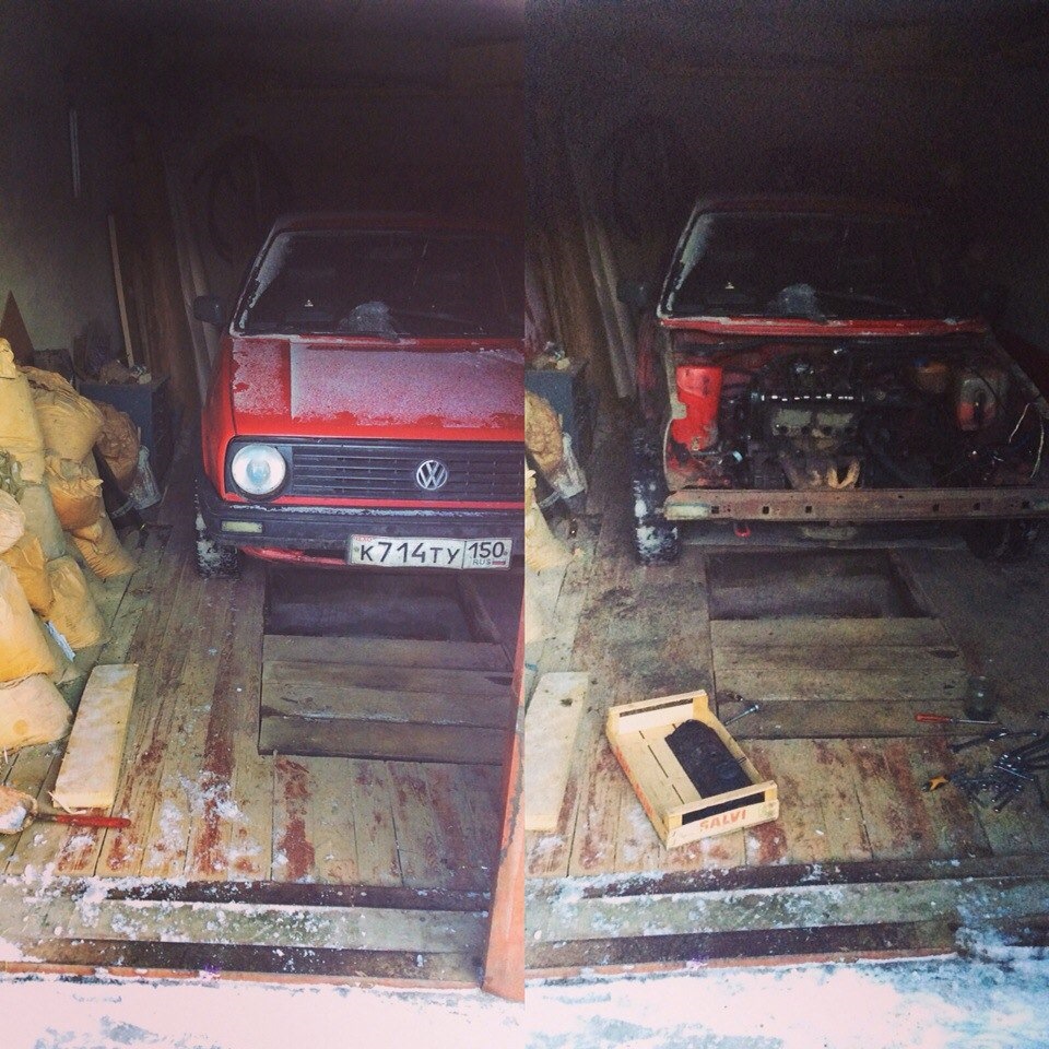 Фото из реанимационной сделанное скрытой камерой. — Volkswagen Golf Mk2 ...
