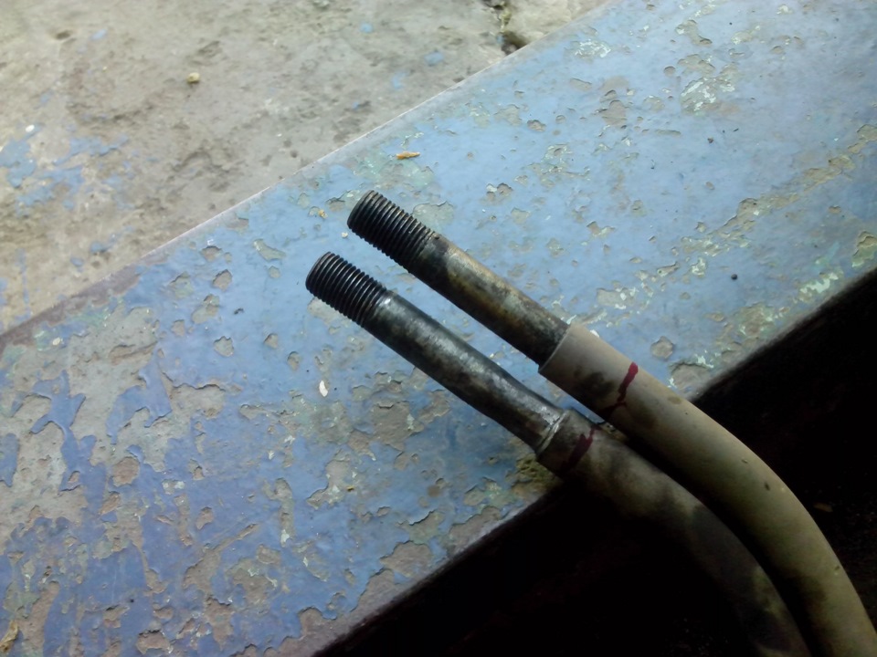 Проточил реактивные тяги — ЗАЗ 1102, 1,1 л, 2003 года | своими руками ...