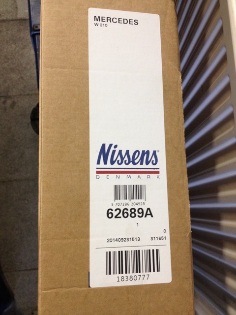 62689A W210 РАДИАТОР ОХЛАЖДЕН () (AVA) (см.каталог) NISSENS | Запчасти ...