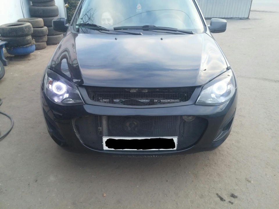Би линзы — Lada Калина Универсал (2G), 1,6 л, 2014 года | тюнинг | DRIVE2