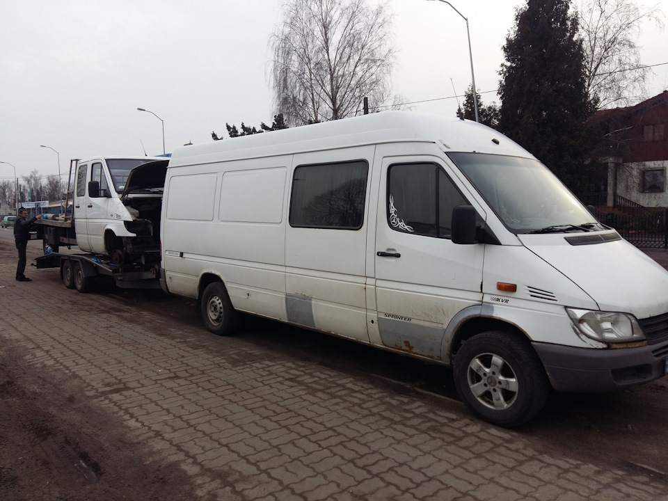 Новая игрушка, будущий 316 — Mercedes-Benz Sprinter (1G), 2,2 л, 2004 ...
