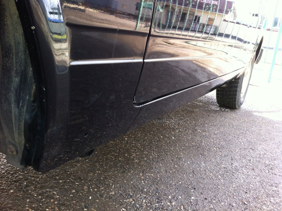 Покраска порогов — DRIVE2