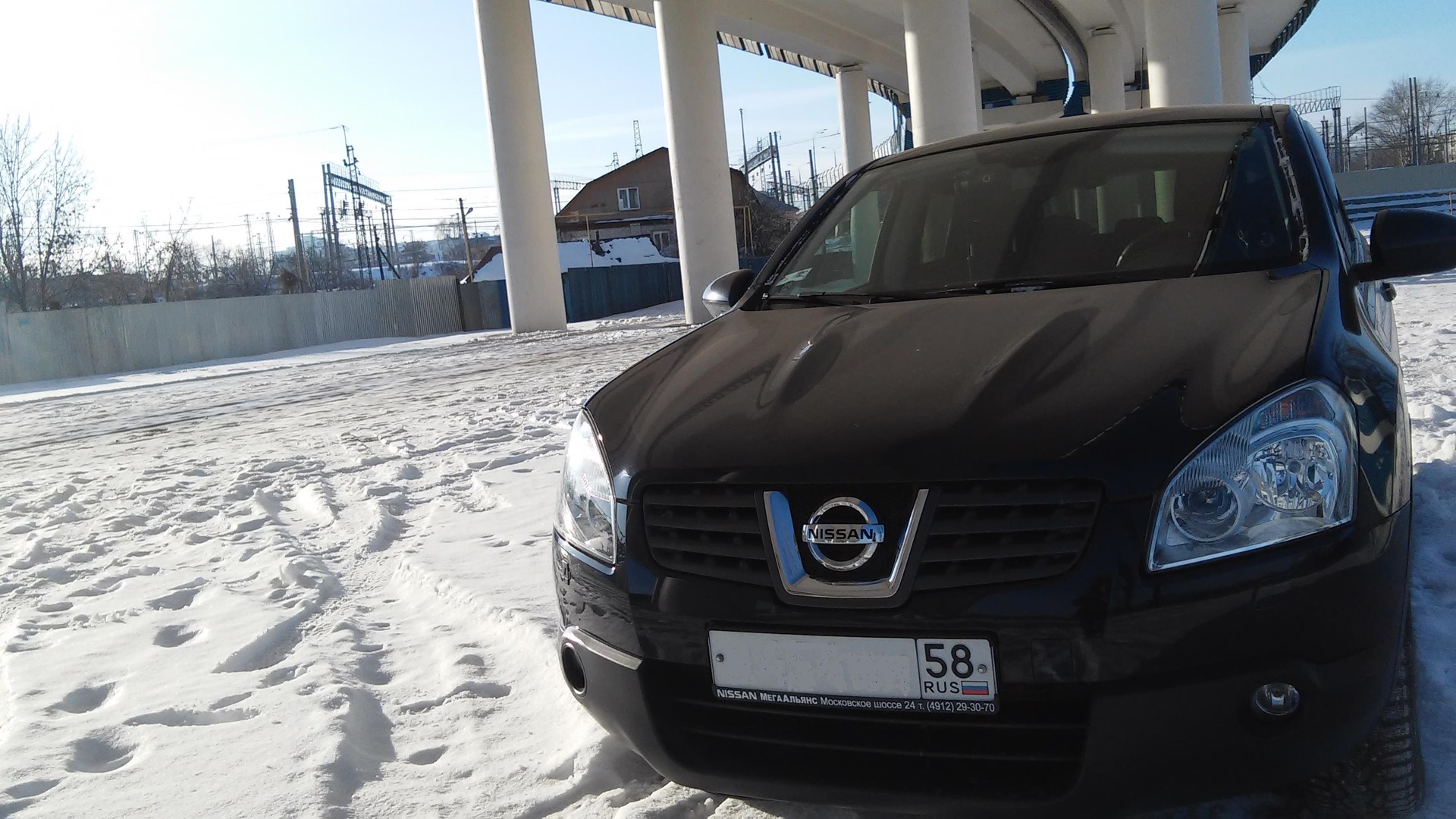 Nissan Qashqai (1G) 2.0 бензиновый 2008 | 2,0 CVT 4WD PARIS BLUE на DRIVE2