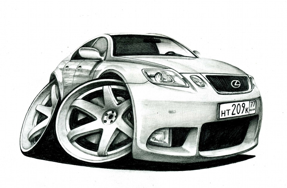 Рисунок 300. Lexus gs300. Lexus шарж. Лексус рисунок. Лексус карандашом.