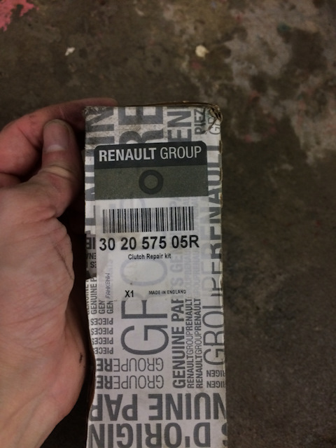 302057505R Комплект сцепления RENAULT | Запчасти на DRIVE2