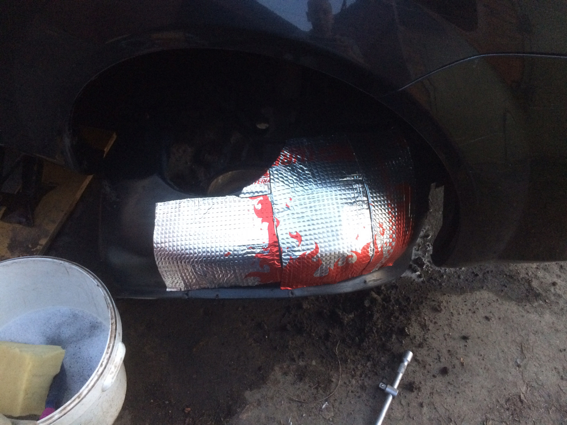 Шумка подкрылков — Chevrolet Lacetti 5D, 1,6 л, 2008 года | своими ...