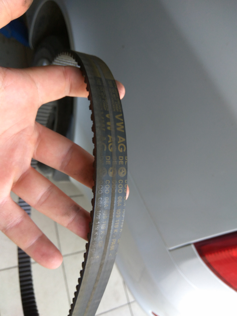 Замена ремня, роликов ГРМ, помпы — Skoda Octavia A5 Mk2, 1,6 л, 2012 ...