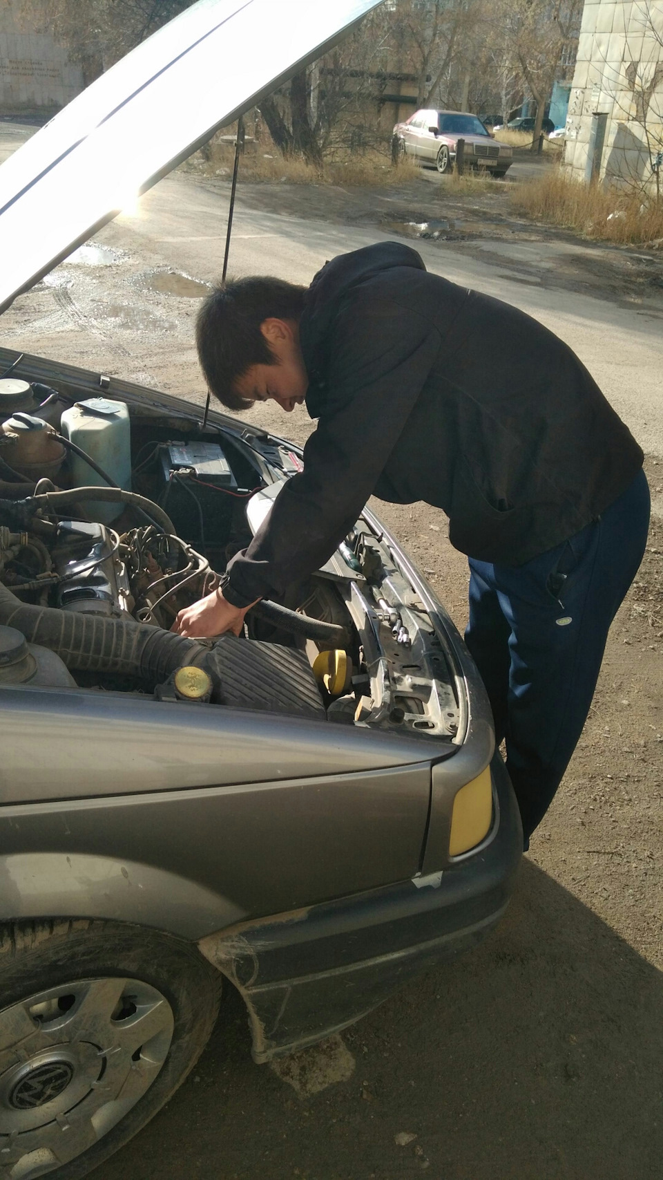 Снятие приборной панели для проклейки заслонок печки — Volkswagen ...