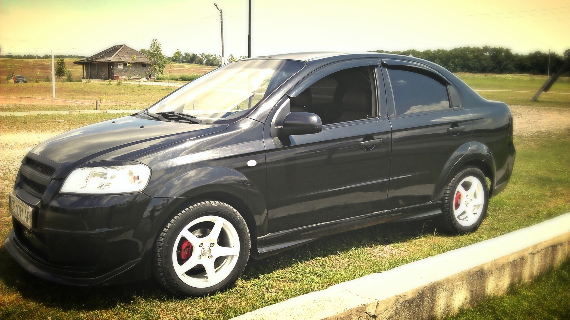 Chevrolet Aveo t250 черная