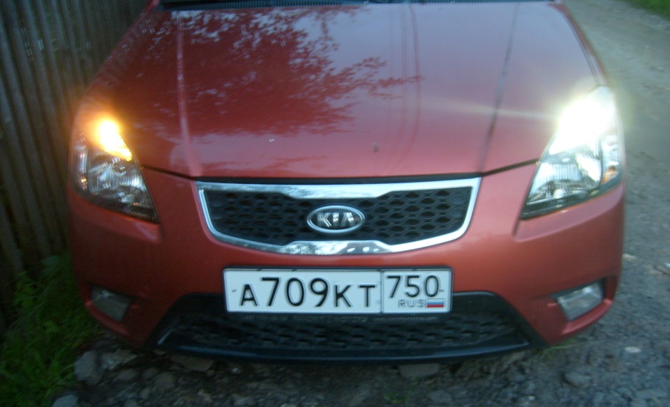 07. Диоды в габариты — KIA Rio (2G), 1,4 л, 2010 года | аксессуары | DRIVE2