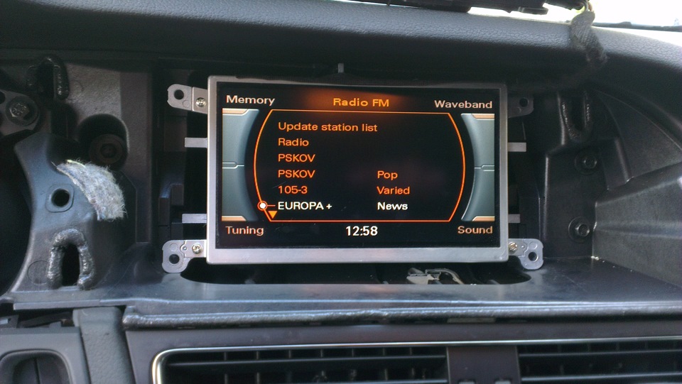 Дисплей AMI — Audi A4 (B8), 1,8 л, 2008 года | электроника | DRIVE2