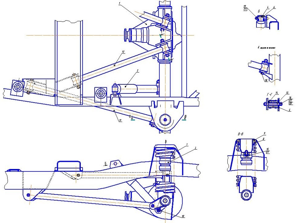 Уаз подвеска передняя схема - 84 фото