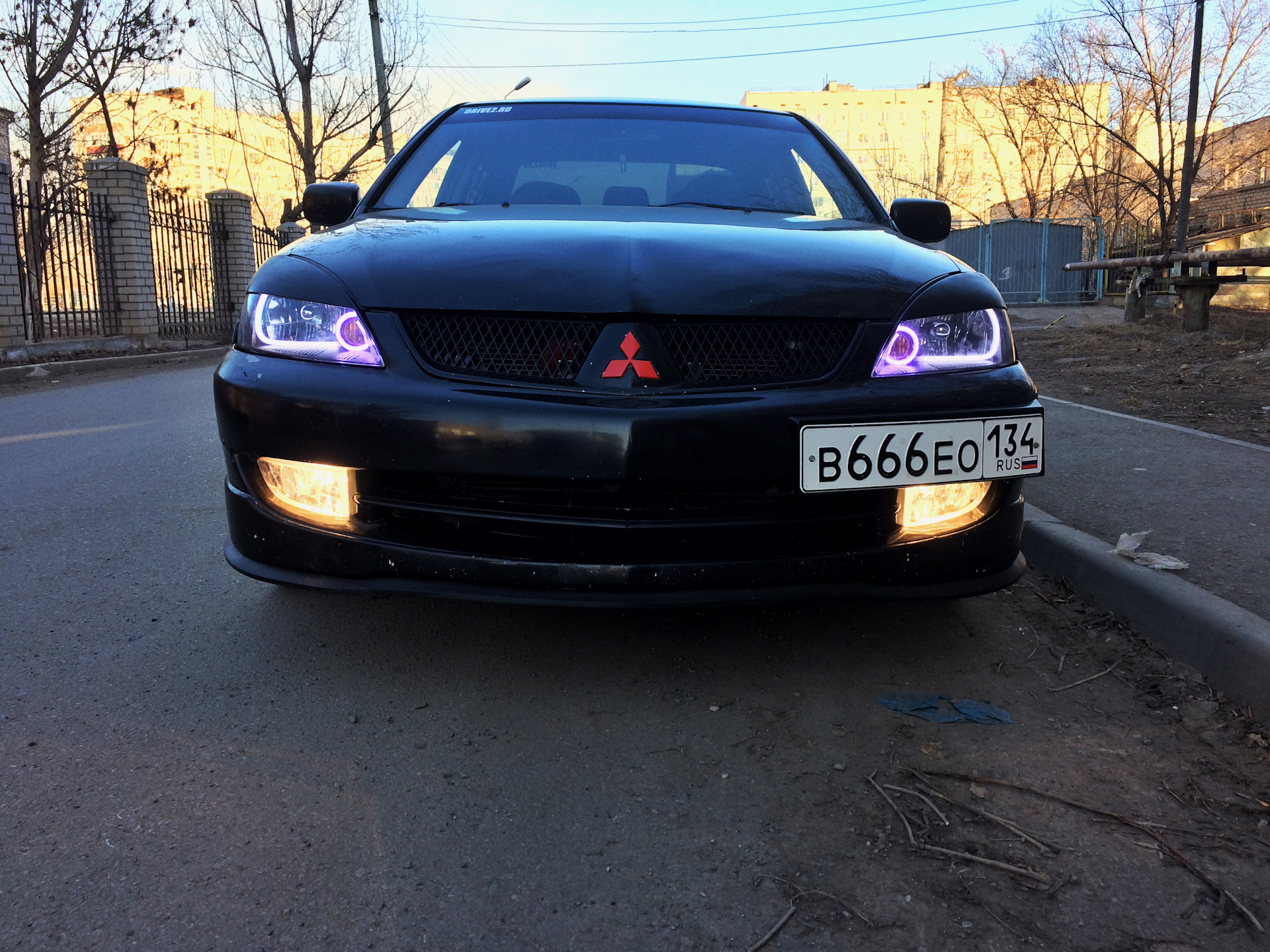 led оптика mitsubishi lancer 9