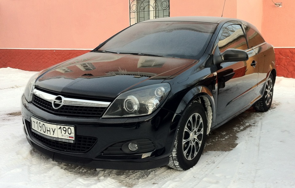 Opel Astra h 2007 черная