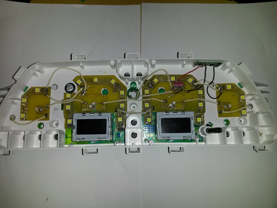 Плата для пересвета панели приборов ваз 2114