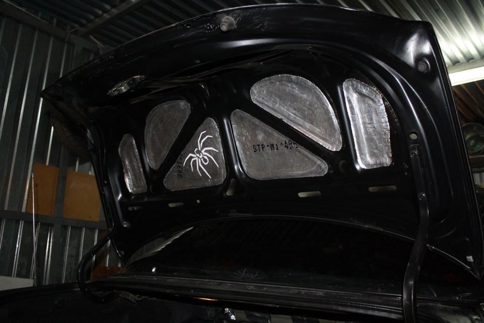 Шумоизоляция крышки багажника — KIA Spectra, 1,6 л, 2006 года ...
