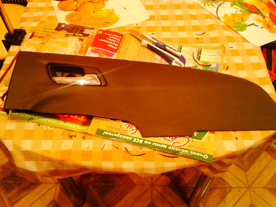 Обшивка салона экокожей — карты задних дверей — Chevrolet Aveo Sedan ...