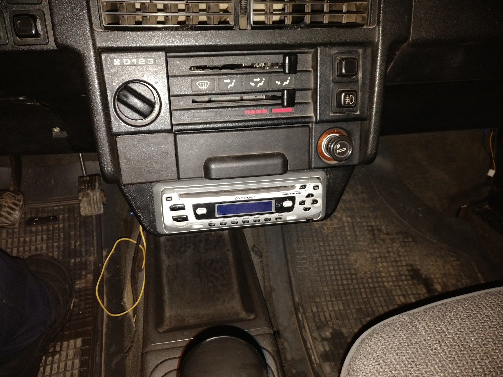 2 Din магнитола Pioneer Pi-707 — Москвич 2141, 1,6 л, 1990 года | автозвук  | DRIVE2