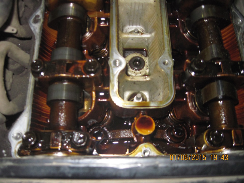 Замер компрессии, замена прокладки клапанной крышки, смена масла — KIA ...