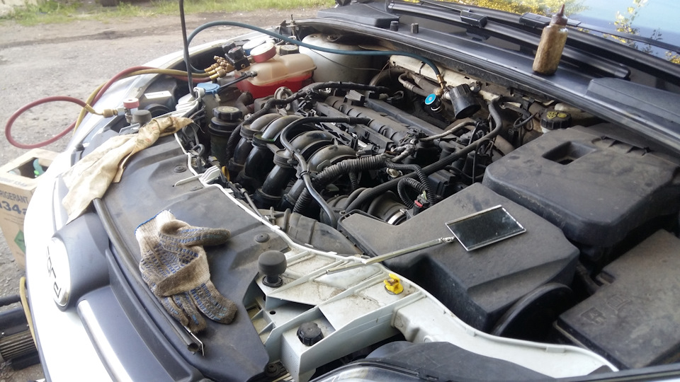 заправил кондиционер — Ford Focus III Hatchback, 1,6 л, 2012 года ...
