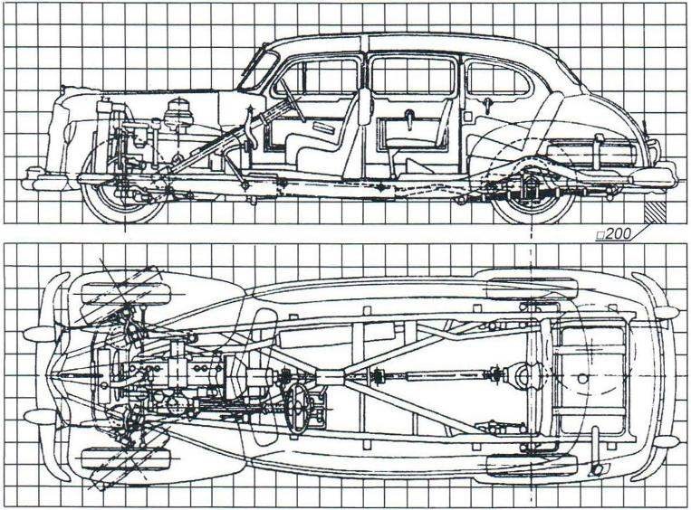 Как нарисовать зис 110